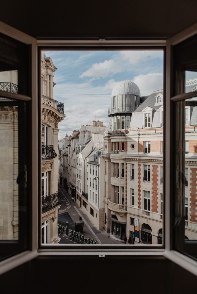 View of a street in Paris