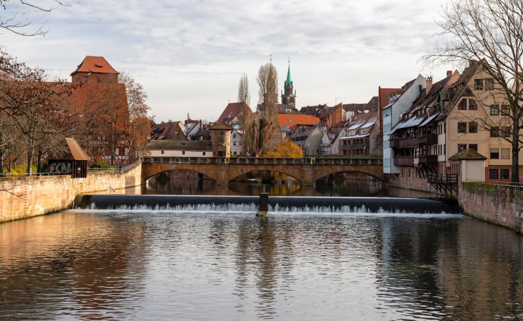 River Pegnitz in Nuremberg