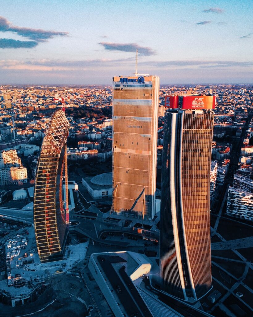 Skyscrapers in Porta Nuova neighborhood in Milan