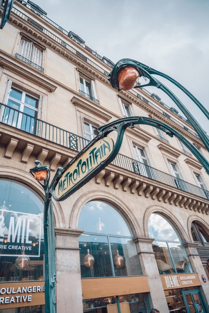 A metro station in Paris